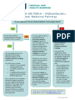 Admission Criteria Nuclear Medicine 2018