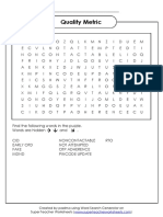 Word Puzzle - Quality Metric