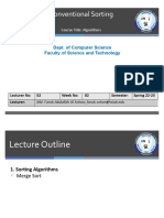 Lecture 2.2 Merge Sort Algorithms