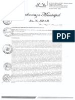 Ordenanza Municipal N°713 PDF