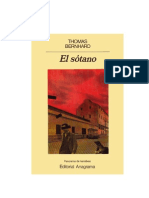 Thomas Bernhard - El Sótano