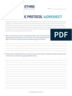 San Gratitude Protocol Worksheet PDF