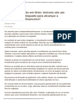 Folha de S.Paulo - de Grão em Grão - Imóveis São Um Investimento Adequado para Alcançar A Independência Financeira - Reader View
