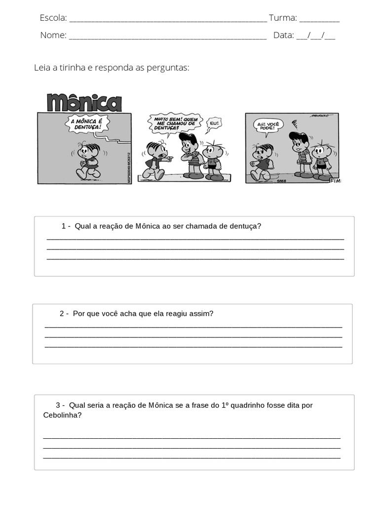 Atividade de Interpretacao de Texto 5 Ano 5 | PDF