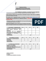 Rúbrica Herramientas de Planificación