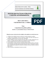 Prova Discursiva Parâmetros para A Correção