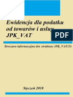 Broszura JPK Vat 3 Wersja 20180214