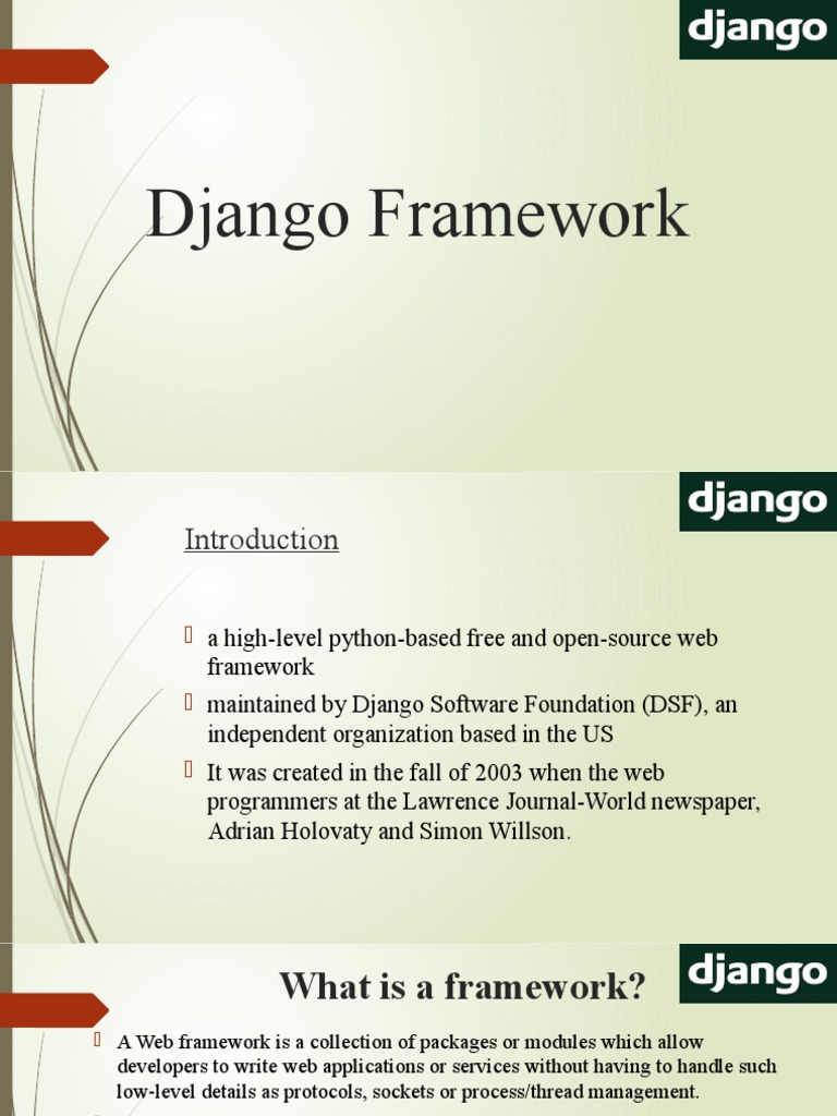 Django | Download Free PDF | Networking | Internet & Web