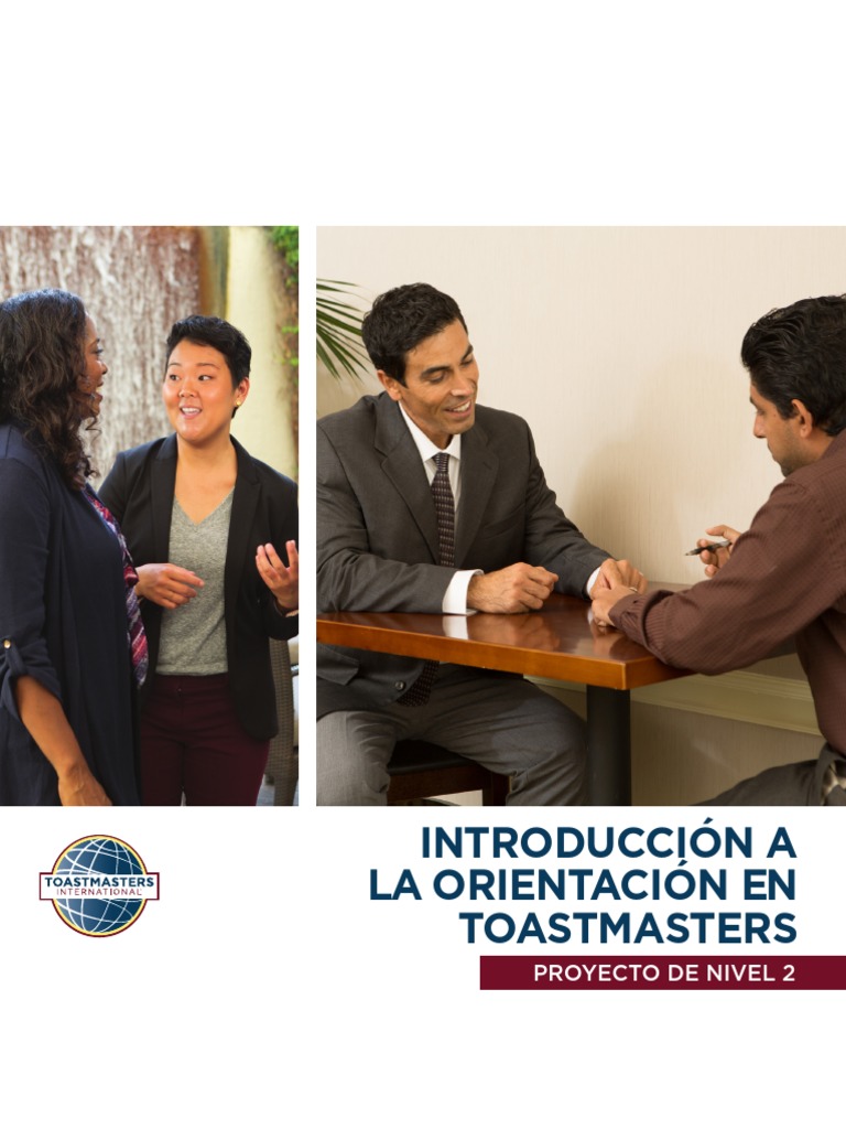 SP8204 Introduction To Toastmasters Mentoring | PDF | Experiencia ...