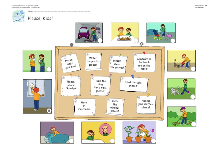 Please, Kids! L SF RST Else - Eng PDF | PDF