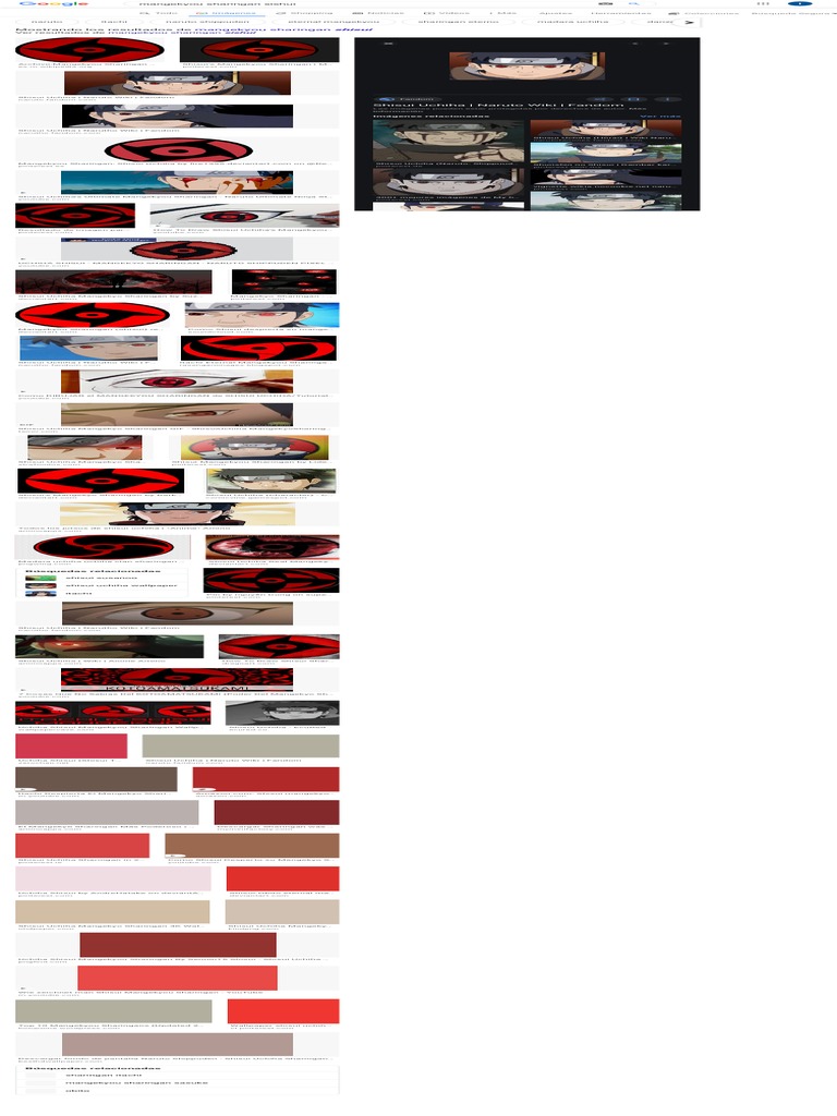 Mangekyou Sharingan Sishui Búsqueda De Google Pdf Pdf Agentes