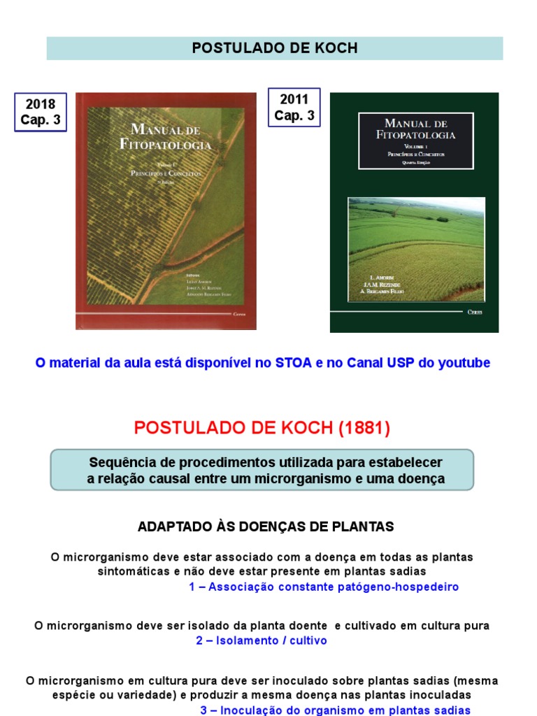 Pratica 3 - Postulado de Koch 2018 | PDF | Patógeno | Microrganismo
