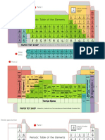 Moldes Tabla Periodica 3D