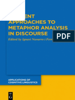 (Applications of Cognitive Linguistics 39) Ignasi Navarro I Ferrando (Editor) - Current Approaches To Metaphor Analysis in Discourse-De Gruyter Mouton (2019) PDF