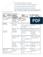 Construccion de Indicadores Cualitativos