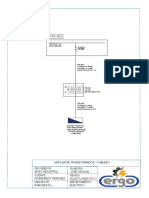 Unifilar de Transformador y Tablero