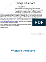 Wiązania Chemiczne. Oddziaływania Międzycząsteczkowe PDF