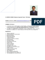G. Naresh Kumar - Freelance PAN India Corporate Trainer - 28th April, 2022