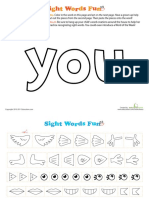 Decorate Sight Word You