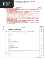 2016 Winter Model Answer Paper