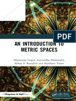Gopal - An Introduction To Metric Spaces-Chapman and Hall - CRC (2020) PDF