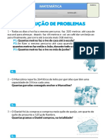 Resolução de problemas de matemática