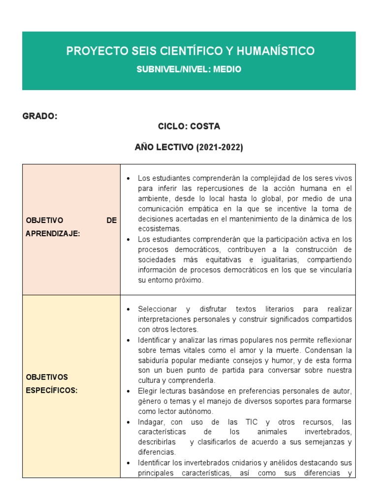 5to P6 Científico y Humanístico PDF Rima Poesía