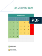 Horario 2022 Molino PDF