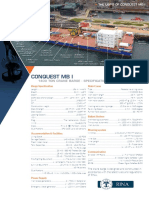 1400 Ton Heavy Lift Barge - Dutch Offshore Leaflet Conquest MB1