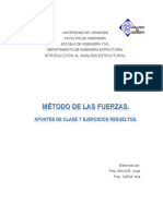 METODO DE LASFUERZAS Apuntes de Clase y Ejercicios Resueltos PDF