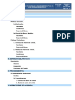Manual de Políticas y Procedimientos para El Comité de Bienes Muebles de BANJERCITO