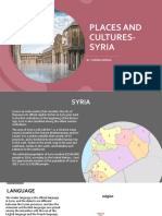 Places and Cultures-Syria