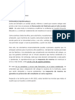 Circular Renovación de Matricula Año Académico 2023 PDF