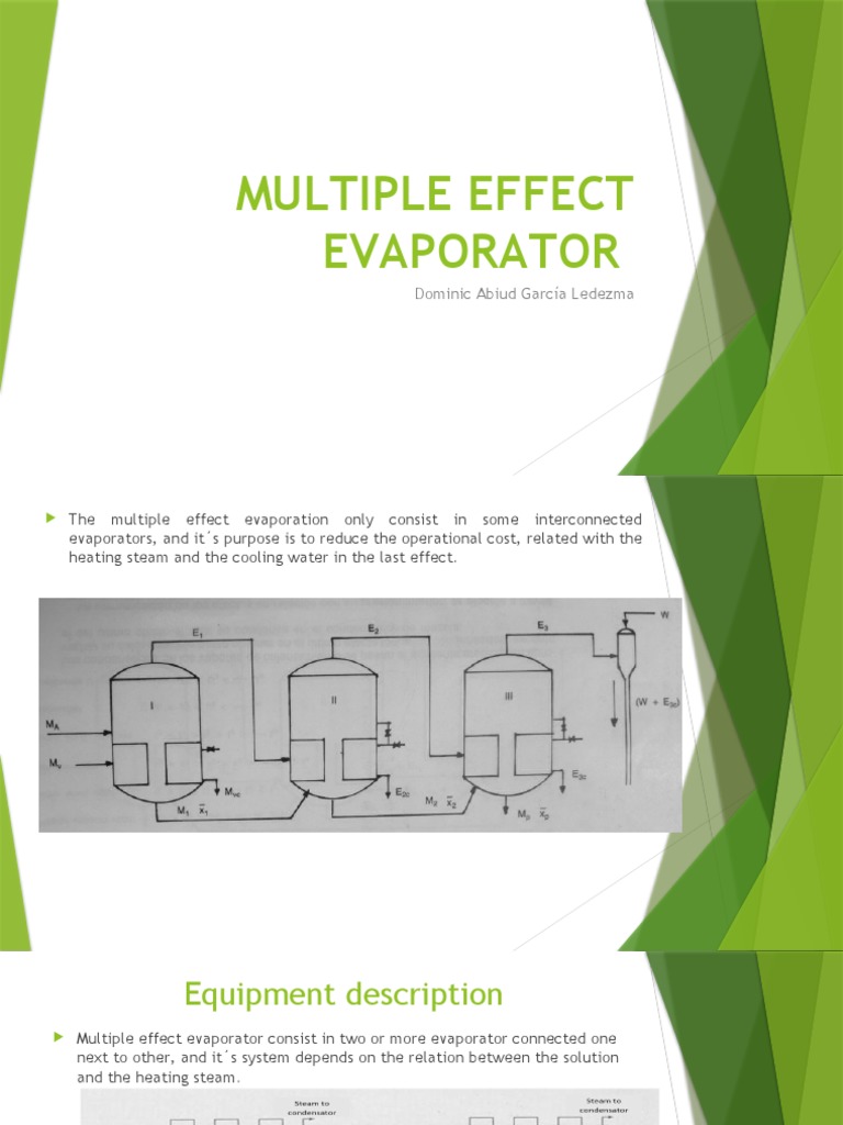 Multiple Effect Evaporator PDF
