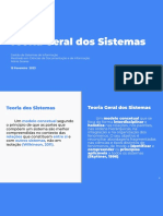 Teoria Geral Dos Sistemas