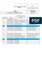 Jadwal Kuliah Genap Sem IV Prodi Farmasi 2022-2023