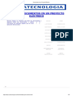 Documentos de Un Proyecto Eléctrico PDF