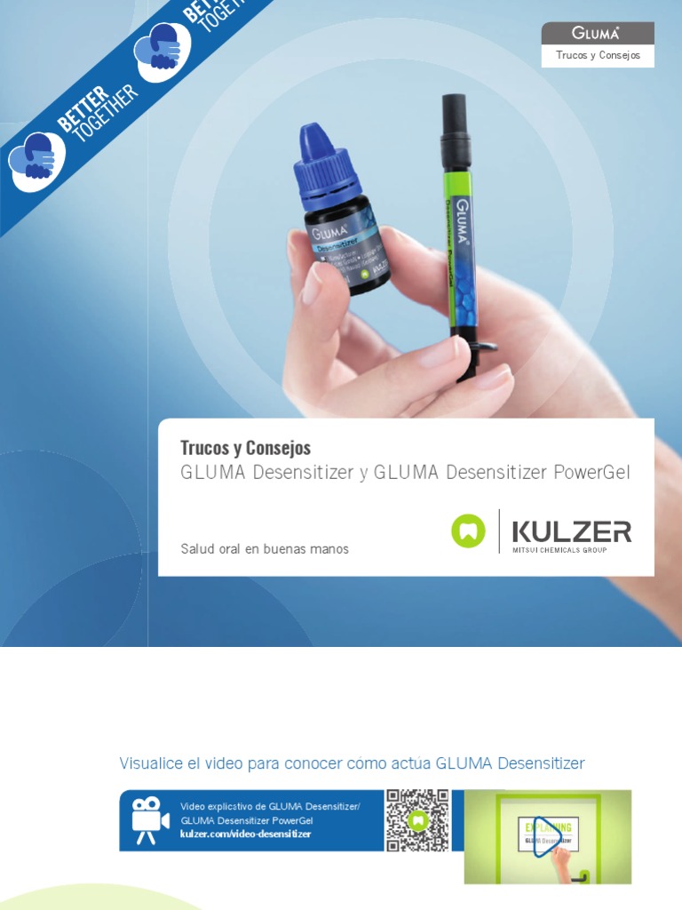 GLUMA Desensitizer Trucos Consejos ES PDF Materiales