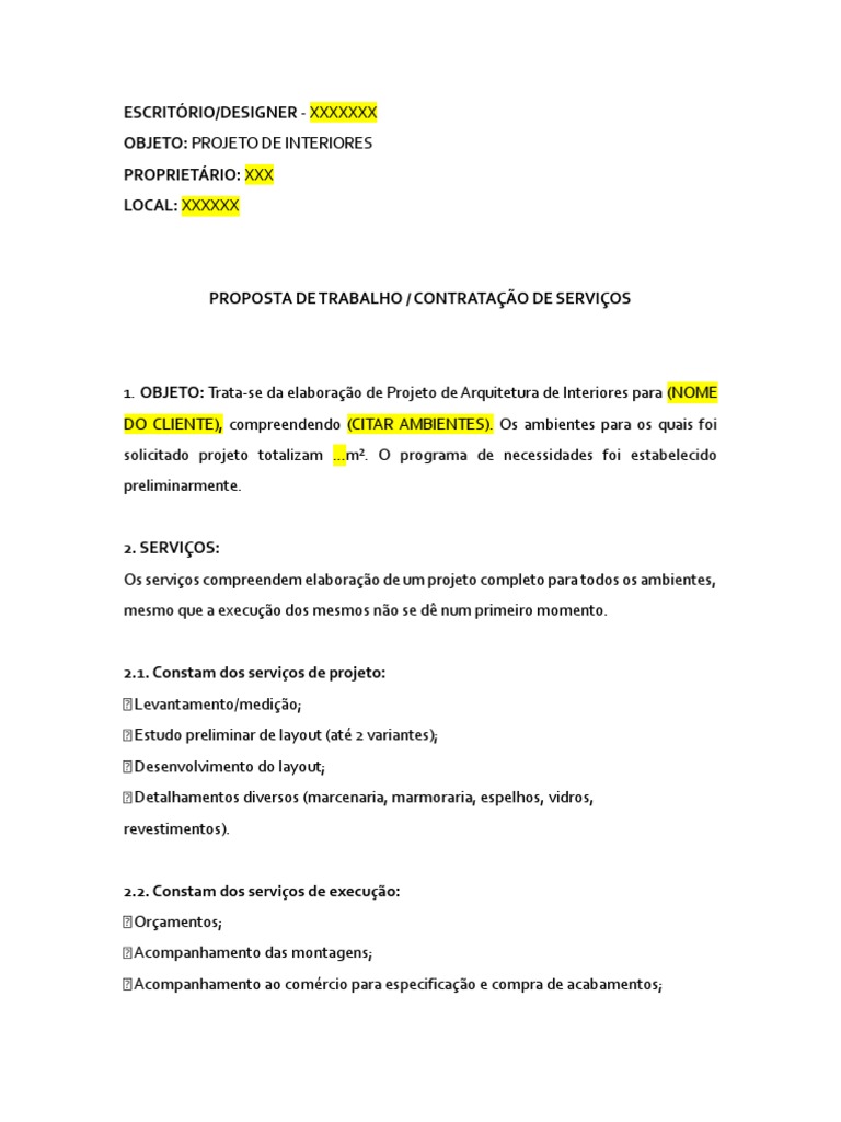 Modelo Orcamento Ao Cliente PDF | PDF