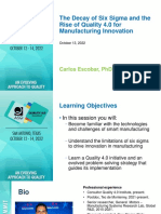 The Decay of Six Sigma and The Rise of Quality 4.0 For Manufacturing Innovation PDF