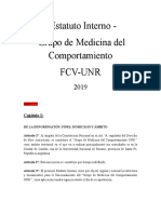 Estatuto Grupo Medicina Del Comportamiento Provicional