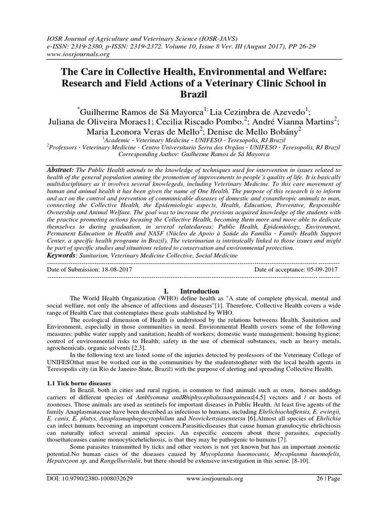 The Care in Collective Health, Environmental and Welfare Research and