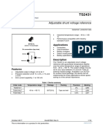 TS2431 - Adjustable Shunt Voltage Reference