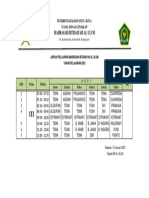 Jadwal Pelajaran Mi