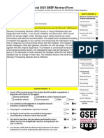 Gsef Abstract Form 22-23