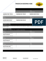 Recomendación de Productos Caterpillar Retroexcavadoras 420E (2007 y Después) PDF