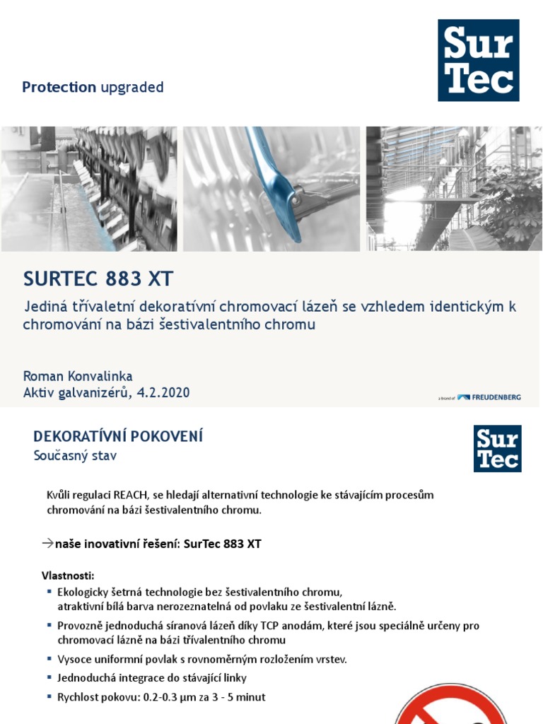 SurTec 883 XT Trivalent Chromium Plating PDF
