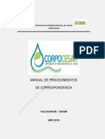 Manual de Correspondencia Corpocesar