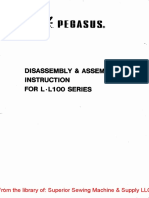 Pegasus L, L100 Series Disassembly & Assembly Instruction Manual