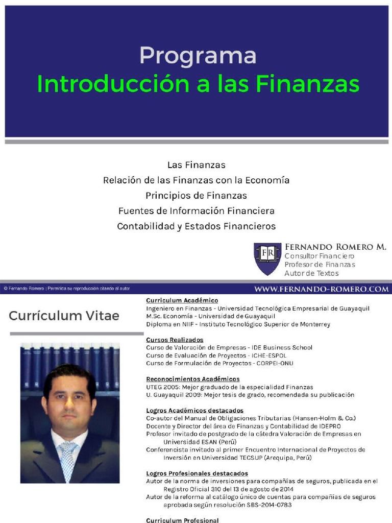Finanzas 1 Introduccion A Las Finanzas PDF | PDF